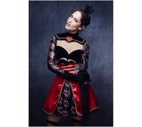 Costume Reine De Coeur Fever - Rouge / Noir - M transparent G
