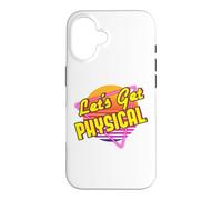 Costume rétro années 80 Let's Get Physical Style rétro années 80 Coque pour iPhone 16