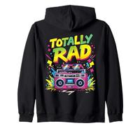 Costume rétro années 80 Totally Rad Boombox Fun Throwback Party Sweat à Capuche