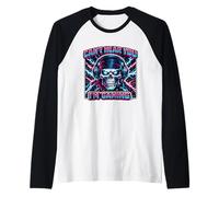 Costume rétro Cant Hear Amusant pour garçons et Filles Manche Raglan
