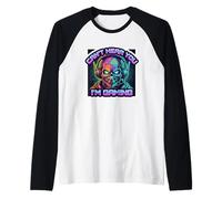 Costume rétro Cant Hear Amusant pour garçons et Filles Manche Raglan