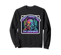 Costume rétro Cant Hear Amusant pour garçons et Filles Sweatshirt