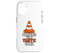 Costume rétro « I'm a Traffic Cone Lazy Halloween » pour Enfants et Adultes Coque pour iPhone 16