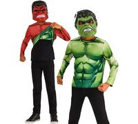 Costume Réversible Hulk Enfant Super Héros Marvel Tenue Fantaisie