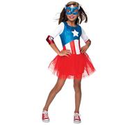 Costume Robe Enfant Captain America Rêve Américain Avengers Marvel