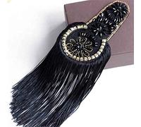 Costume Robe Épaule Patch Pompon Accessoires pour Performance Scène