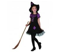 Costume Robe Sorciere Violette 7/9 Ans