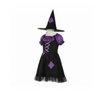 Costume robe sorciere violette 7-9 ans