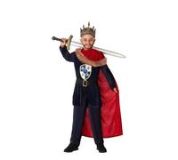 Atosa Child Medieval King Costume Rouge 7-9 Years Enfants