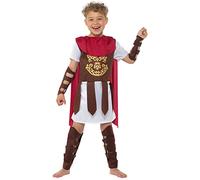 Costume romain pour enfants - Costume de soldat romain pour la journée mondiale du livre, Halloween, costume grec pour garçons de 7 à 8 ans
