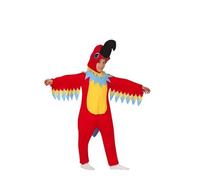 Costume Rouge Perroquet Pour Les Enfants Multicolore