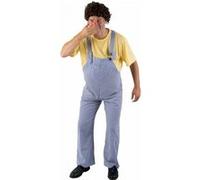 Costume Salopette Coluche Bleu