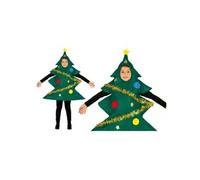 Costume Sapin de noél décoré pour enfant - 5-6 ans