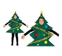 Costume Sapin de noél décoré pour enfant - 5-6 ans G