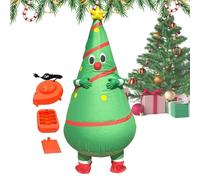 Costume Sapin de Noël - Déguisement pour Attirer l'Attention - Costume de Farce de Noël Gonflable à Thème d'Arbre - Pour Événement Cosplay Anniversaire Théâtre Scène Performance Parade Adolescents