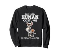 Costume Sarcastique Amusant pour Halloween Saison I Am A Jackass 2024 Sweatshirt