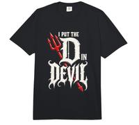 Costume Sarcastique Effrayant I Put The D in Devil Comfort Colors Adult Heavyweight T-Shirt