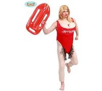 Costume Sauveteur Plage - Rouge - Taille Unique Rouge G