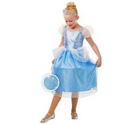 Costume scintillant de la princesse Cendrillon de Disney pour enfants - Robe de