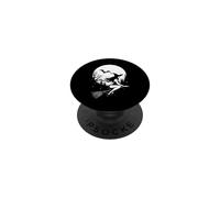 Costume Sexy de sorcière d'halloween avec Balai et Lune Volante PopSockets PopGrip Adhésif