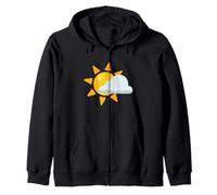 Costume Soleil derrière Petit Nuage Sweat à Capuche