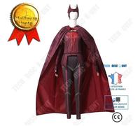 Costume Sorcière Écarlate Wandavision Halloween - Tech Discount - Taille L - Rayures Multicolore
