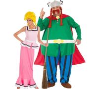 Costume sous licence Majestix chef gaulois vert