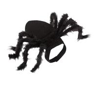 Costume Spider Pet en peluche pour costumade pour chat et fête, activités de prise de photo en fourrure légère et respirante
