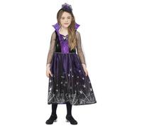 Costume Spiderella Fille Princesse Araignée D'Halloween Tenue Fantaisie Reine