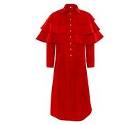 Costume spirituel pour homme, manteau gothique pour homme, frack d'évêque médiéval, frack avec boutons, style victorien, jupe de marche, uniforme rétro, tenue de performance, costume d'Halloween