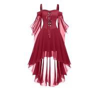 Costume Squelette Cape Déguisement Vampire Femme Robe Medieval Demon Chic Hallowen Taille Soiree Malefique Couple Sexy Sorcière Robe Halloween Femme 3XL