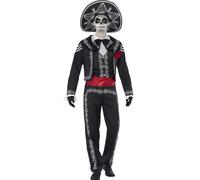 Costume Squelette Hommes Halloween Skeletons Robe Costume Jour De The Dead