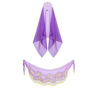 Costume statue de canard, statue de canard, tenue Belly Dance Veil Porch Canard - Tenue avec écharpe à paillettes, statue d'animal décorative pour le printemps, vêtements - Accessoires de décoration