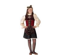Costume Steampunk Pour Les Filles (Taille 10-12a) Multicolore