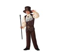 Costume Steampunk Pour Les Garçons (Taille 7-9a) Multicolore