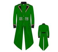 Costume Steampunk Vintage Gothique Uniforme -long | Costume de vampire gothique victorien d'Halloween pour fête de la Renaissance, fête rock, boîte de nuit, mariage, spectacle