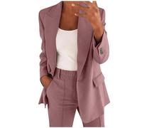 Costume Tailleur Chic Grande Taille Ensemble Jupe Hiver - Blazer Décontracté Pas Cher