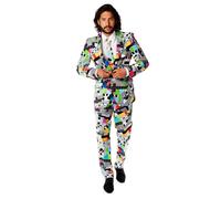 Costume Homme OppoSuits - Motif présentateur TV - Noir - Taille 50