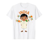 Costume Traditionnel Indien Indien pour garçon Portant Le Drapeau Heritage T-Shirt
