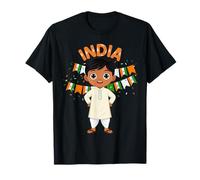 Costume Traditionnel Indien Indien pour garçon Portant Le Drapeau Heritage T-Shirt