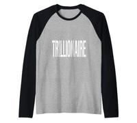 Costume trillionaire 1er Billion de Dollars Riche succès Manche Raglan