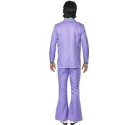 Costume Trois Pièces Mauve 70's Pour Homme Sd L Multicolore
