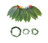 Costume Tropical - Appareils De Style Hawaïen, Tenue De Plage D'été | Hawaiian Tenues Tropical Costume Summer Apparel École De Mariage D'accessoires De Vêtements De Vilar