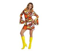 W WIDMANN MILANO Party Fashion - Costume Disco Style années 70, robe, Dancing Queen, déguisements de carnaval