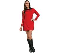 Costume Uhura Classique Deluxe Rouge Star Trek Adulte X-Small