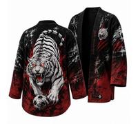 Costume Viking Homme Pull Loup Vintage sans Capuche Sweatshirt avec Pull Celtique 3D Motif Chimiser à Manches Longues Style Gothique DéContractéE MéDiéVal Grande Taille Chic