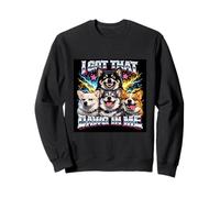 Costume Vintage Amusant pour garçons et Filles Corgi Dawg in Me Meme Sweatshirt
