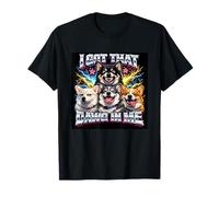 Costume Vintage Amusant pour garçons et Filles Corgi Dawg in Me Meme T-Shirt