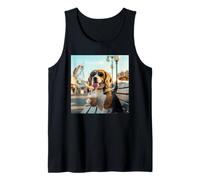 Costume Vintage Beagle Boba Tea Bubble Drôle Garçons Filles Meme Débardeur