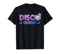 Costume vintage des années 70 pour femme et fille Disco Queen T-Shirt